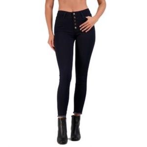 Just Black Distressed Skinny Jeans | Black | 26